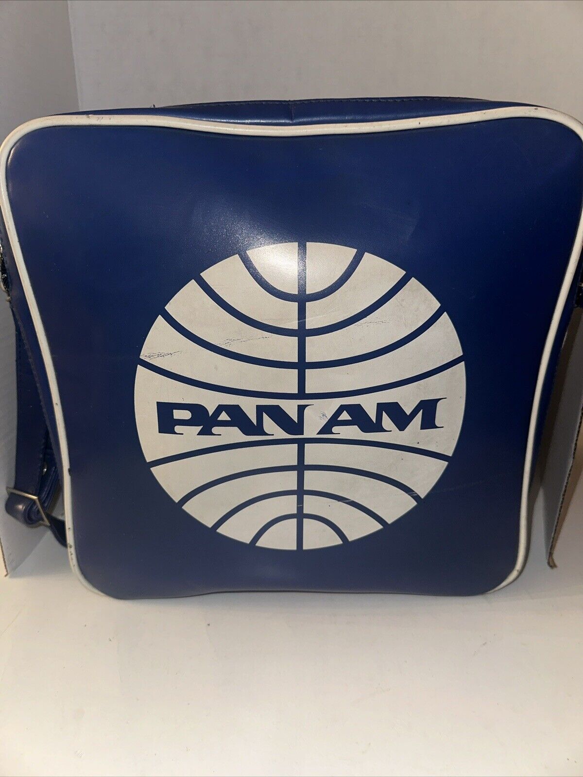 Vintage PAN AM Carry-on Tote Bag Pan American Airlines With Name Jacob’s