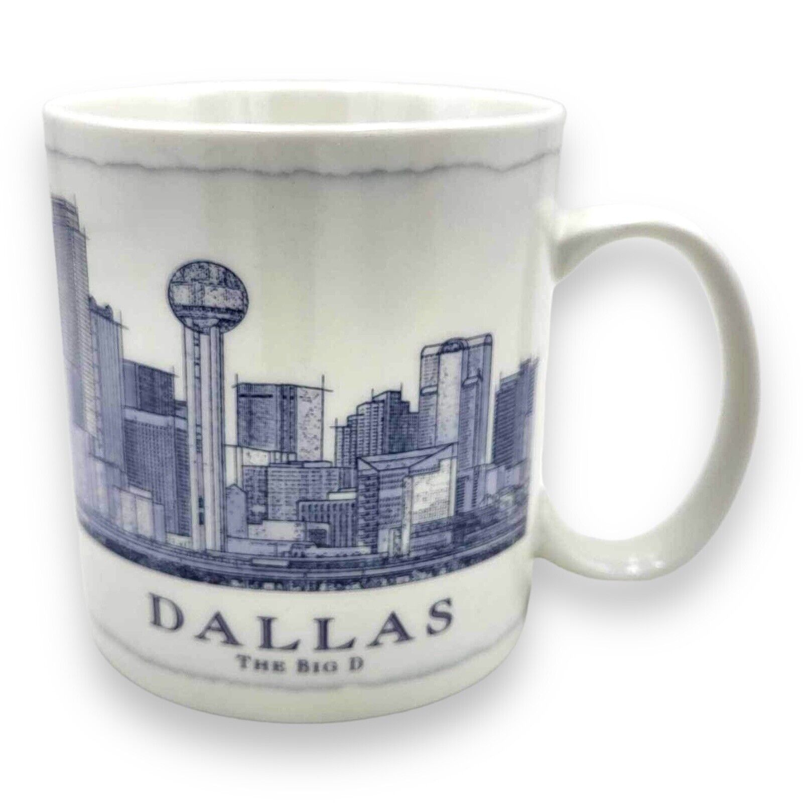 2006 Starbucks 18 oz Mug City Of Dallas The Big D Architectural Series