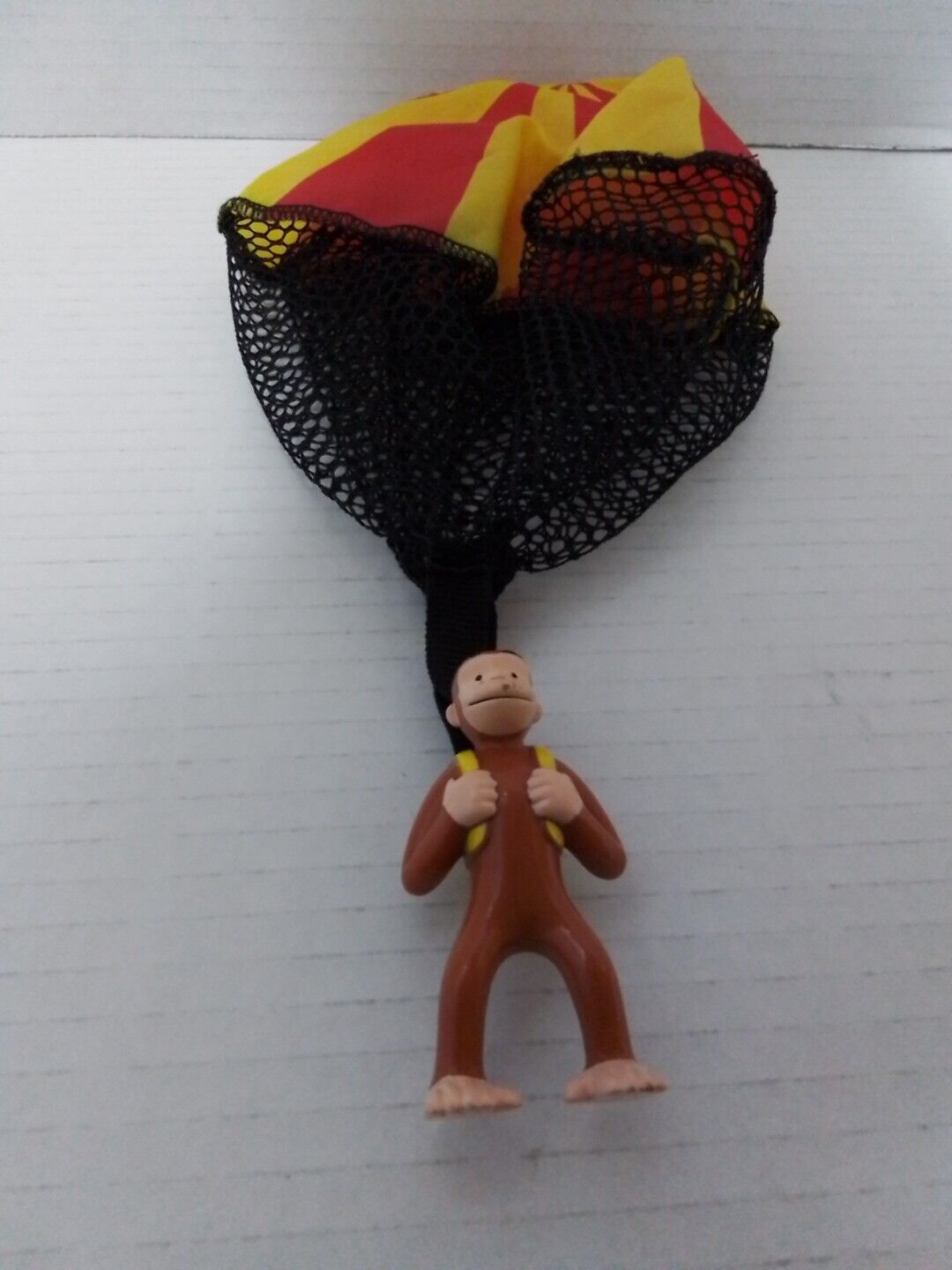Vintage Curious George Parachutist Parachute Toy