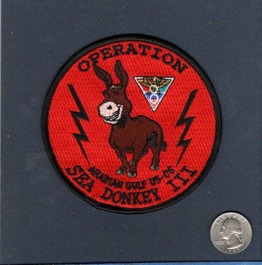 CVW-8 CVN-70 USS VINSON Operation Sea Donkey 2005 US Navy Squadron Cruise Patch
