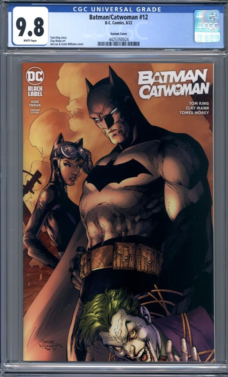 Batman/Catwoman #12 Jim Lee Scott Williams Variant DC Comics CGC 9.8