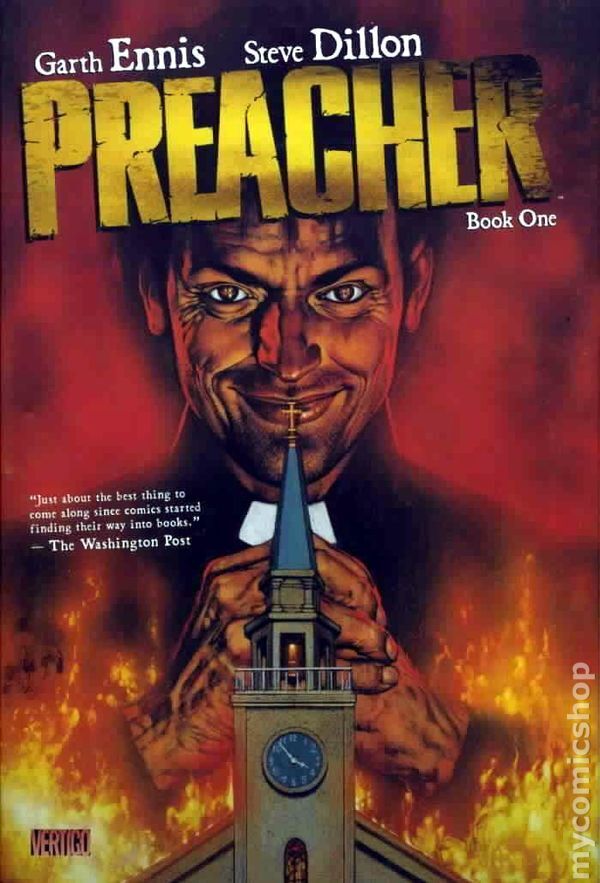 Preacher HC Deluxe Edition 1A-1ST NM 2009 Stock Image