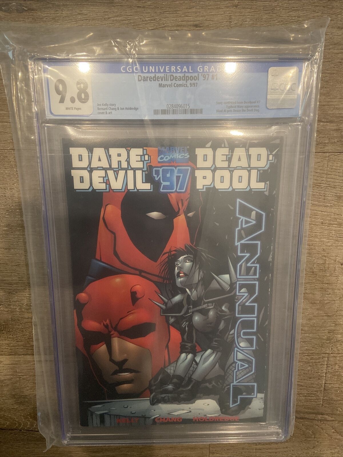 Daredevil Deadpool 97 #1 Annual CGC Graded 9.8 Typhoid Mary App Key Issue First