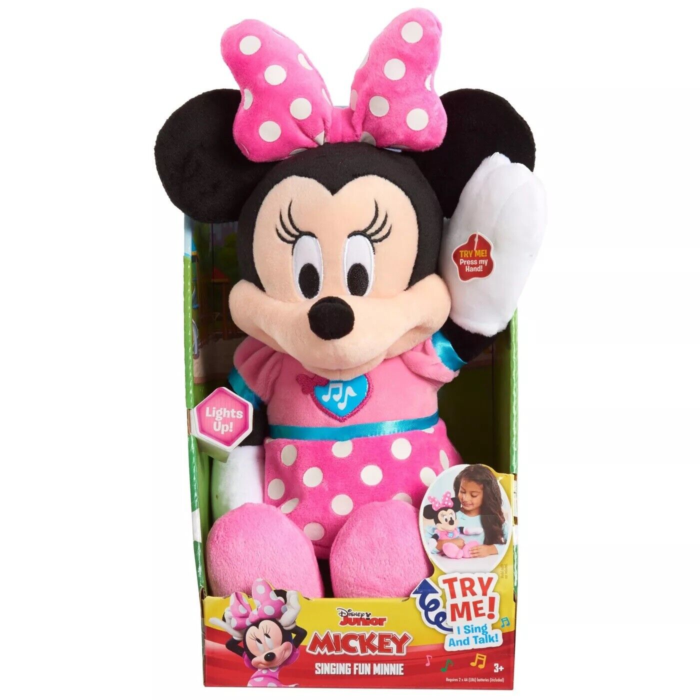 Clubhouse Fun Minnie Mouse Singing Talking Bow-tique Mickey Talking Doll Toy