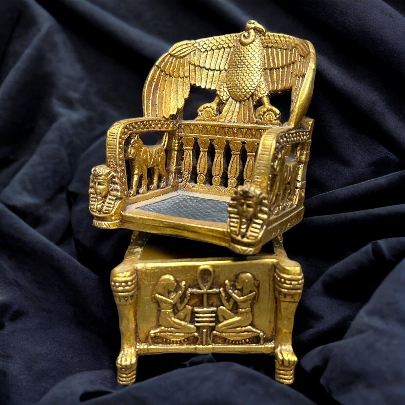 Ancient Egyptian Throne King Tutankhamun Pharaonic Ancient Antiques Rare BC