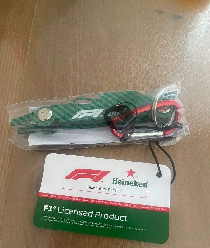new China  Heineken BEER F1 Licensed Product key chain
