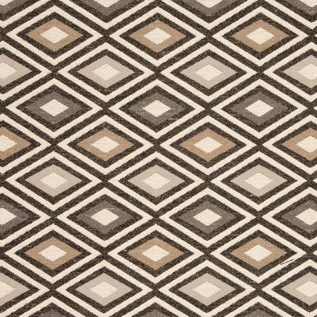 Clarke & Clarke Diamond Weave Upholstery Fabric- Cherokee / Ebony 3 yds F0808/04