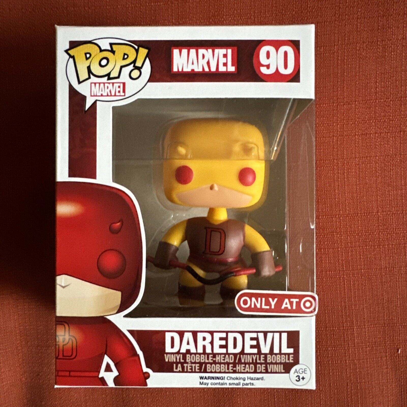 Funko Pop Marvel Daredevil Yellow Suit Target Exclusive #90 NEW In Box