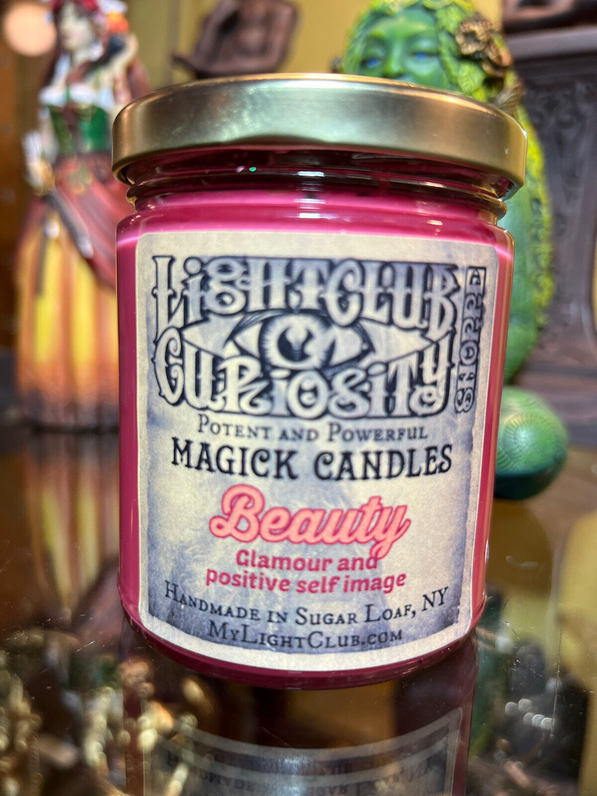 Beauty Spell Candle for Glamour & Positive Self Image