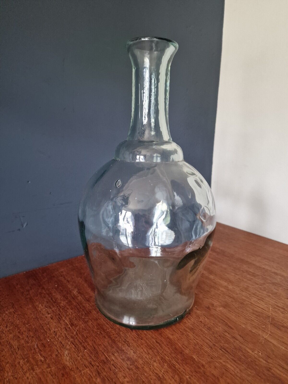 Clear Glass Bottle Decanter Terrarium Vintage Home Decor 29cm