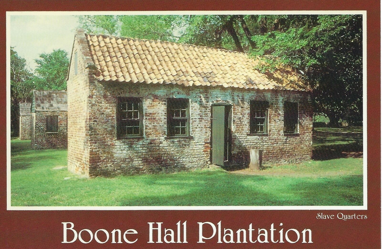 Boone Hall Plantation, Old Vintage Card, Real Photo Postcard NC