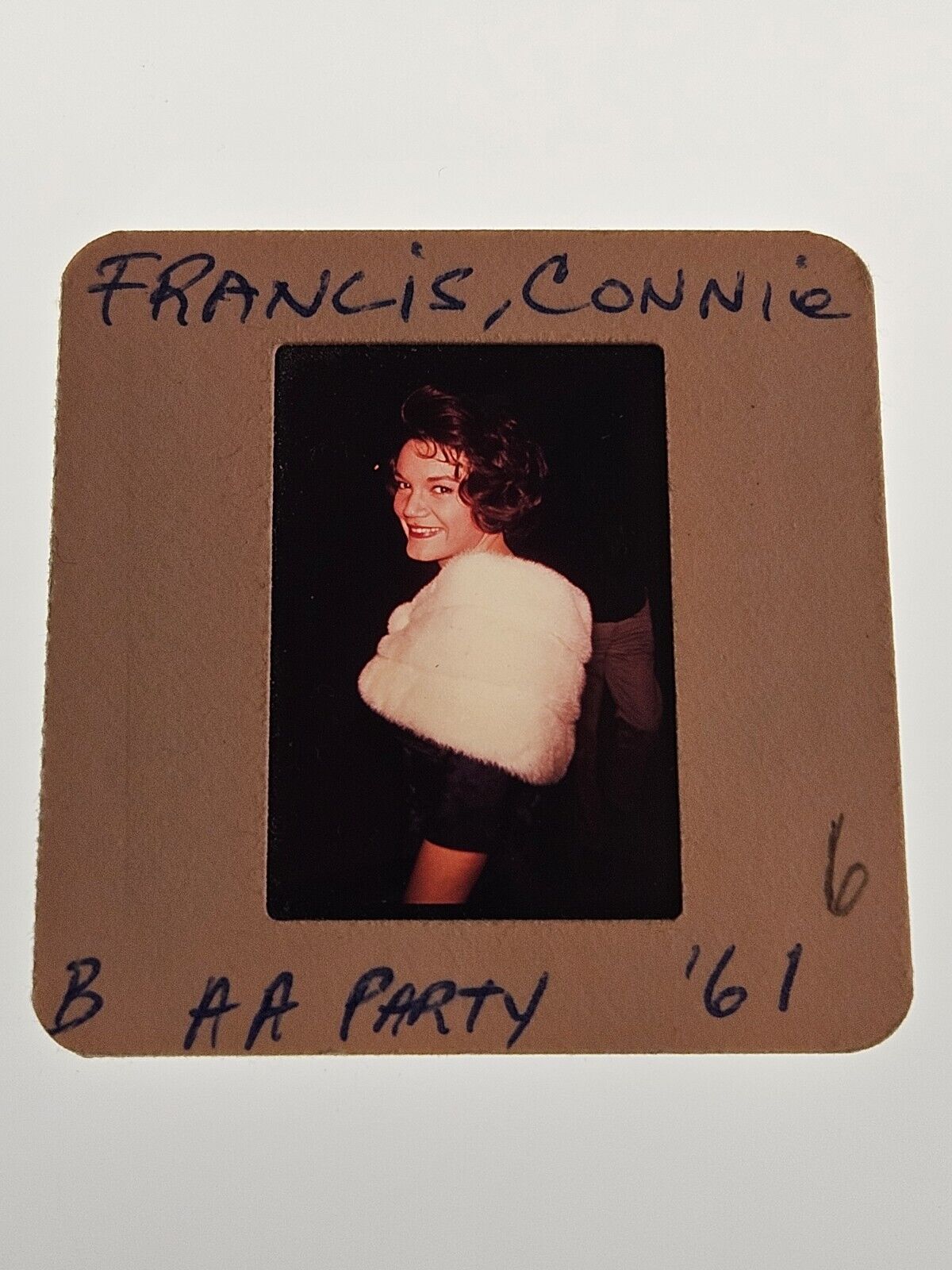 CONNIE FRANCIS SINGER/ ACTRESS  PHOTO 35MM FILM SLIDE