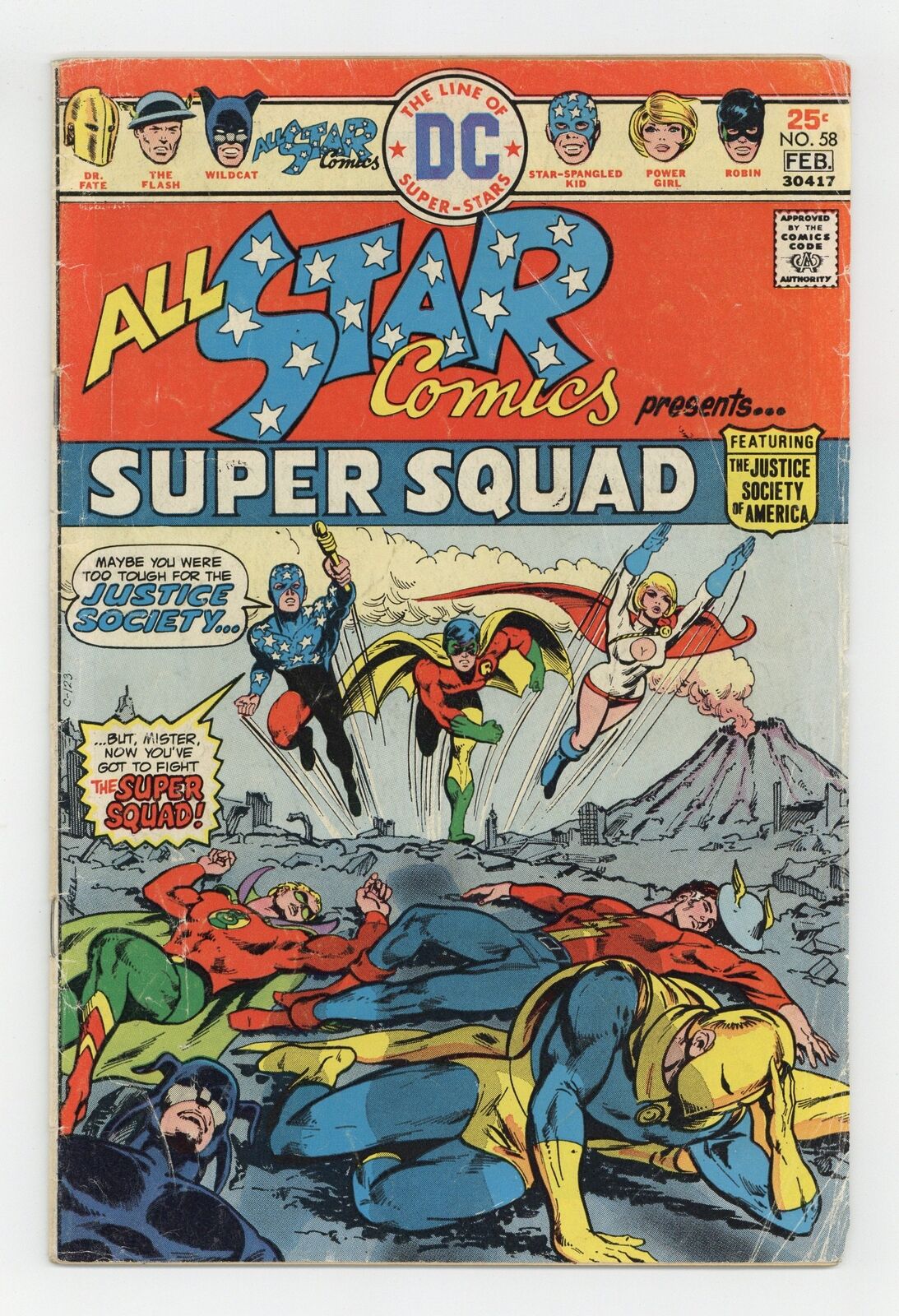 All Star Comics #58 GD/VG 3.0 1976 1st app. Power Girl