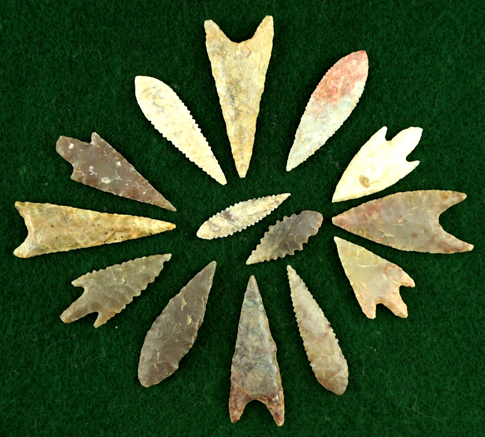 Awesome Group of High Grade Arrowheads  * Saharan Neolithic * Authentic *