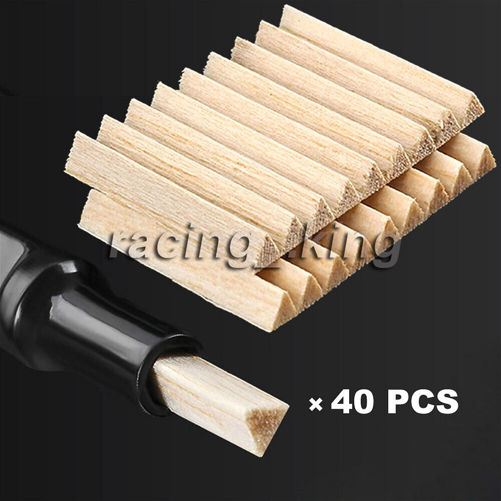  40 PCS Smoking Pipe Balsa Wood Filters 6mm Pipe Filter