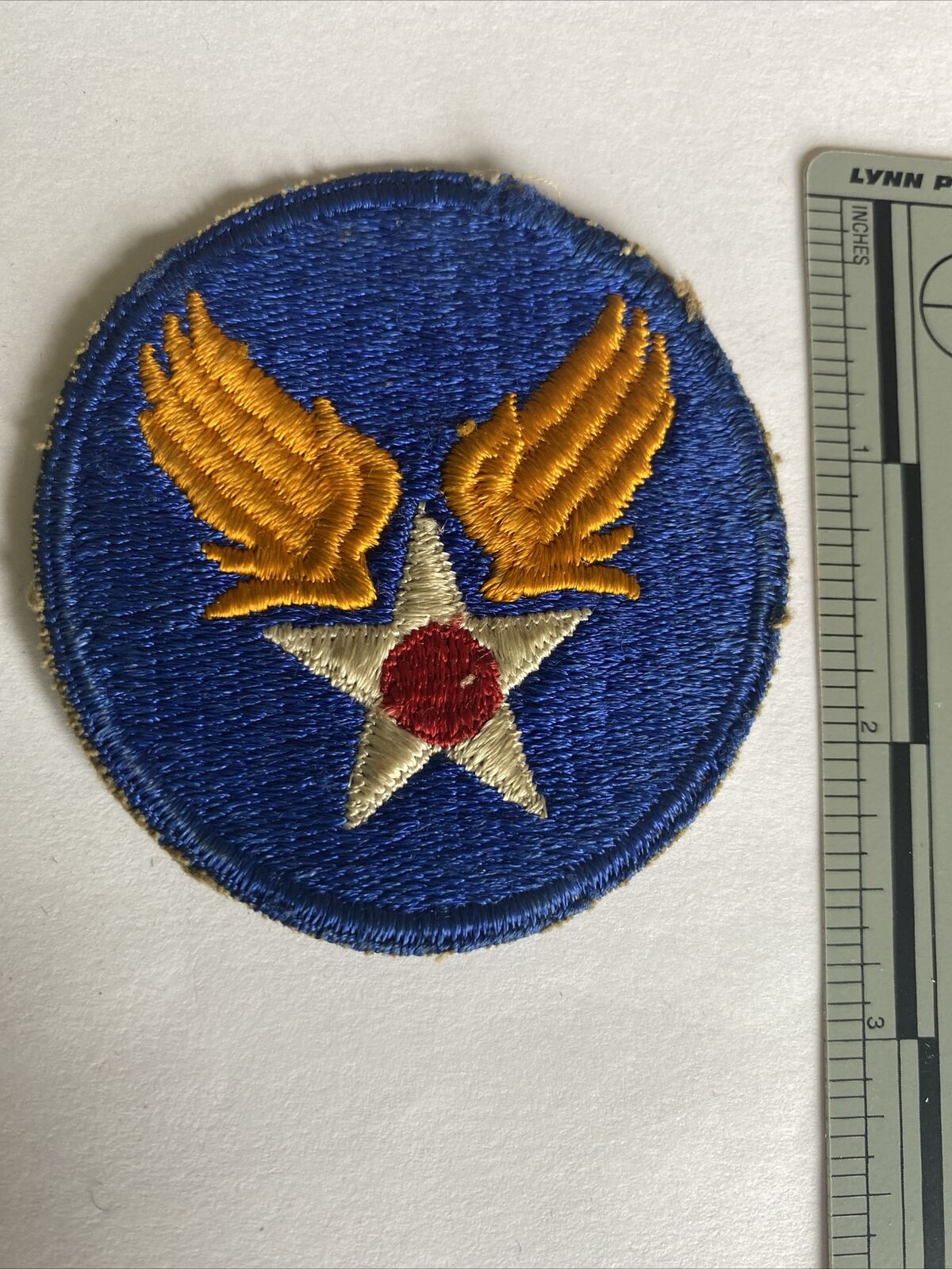 Authentic Vintage WWII WW2 US AAF Army Air Forces HQ Air Corp Patch No Glow