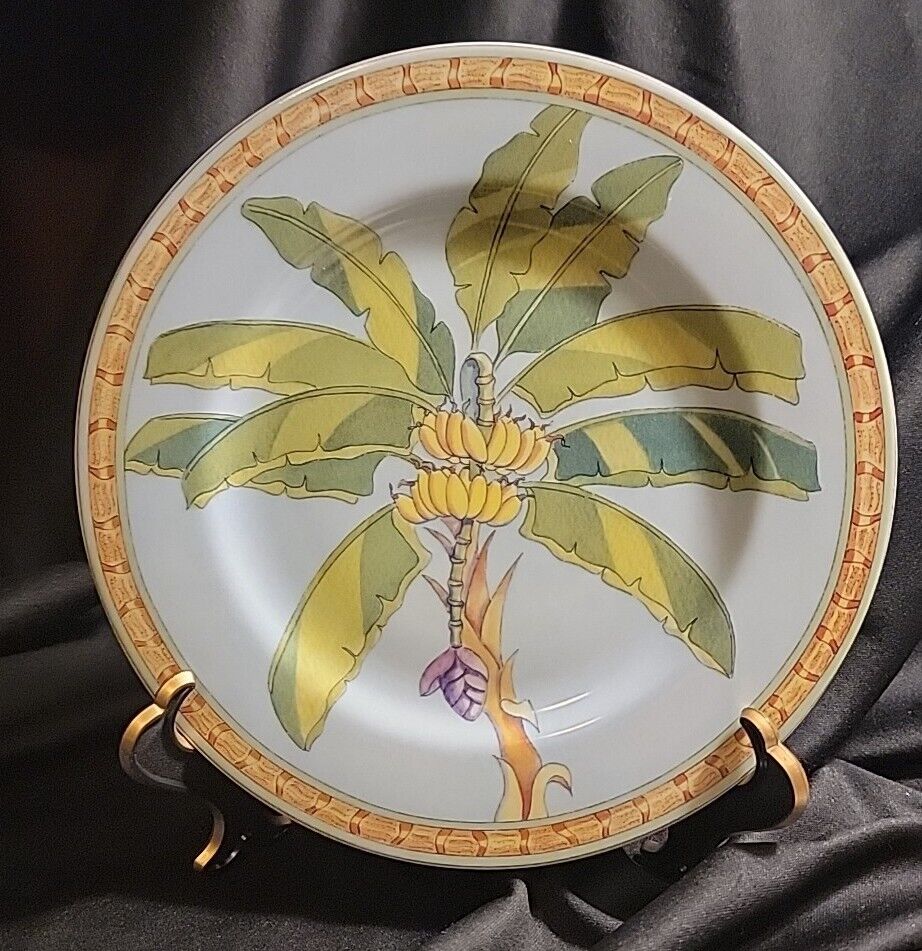 Trade Winds Banana Tree Plate By Siddhia Hutchinson 8\