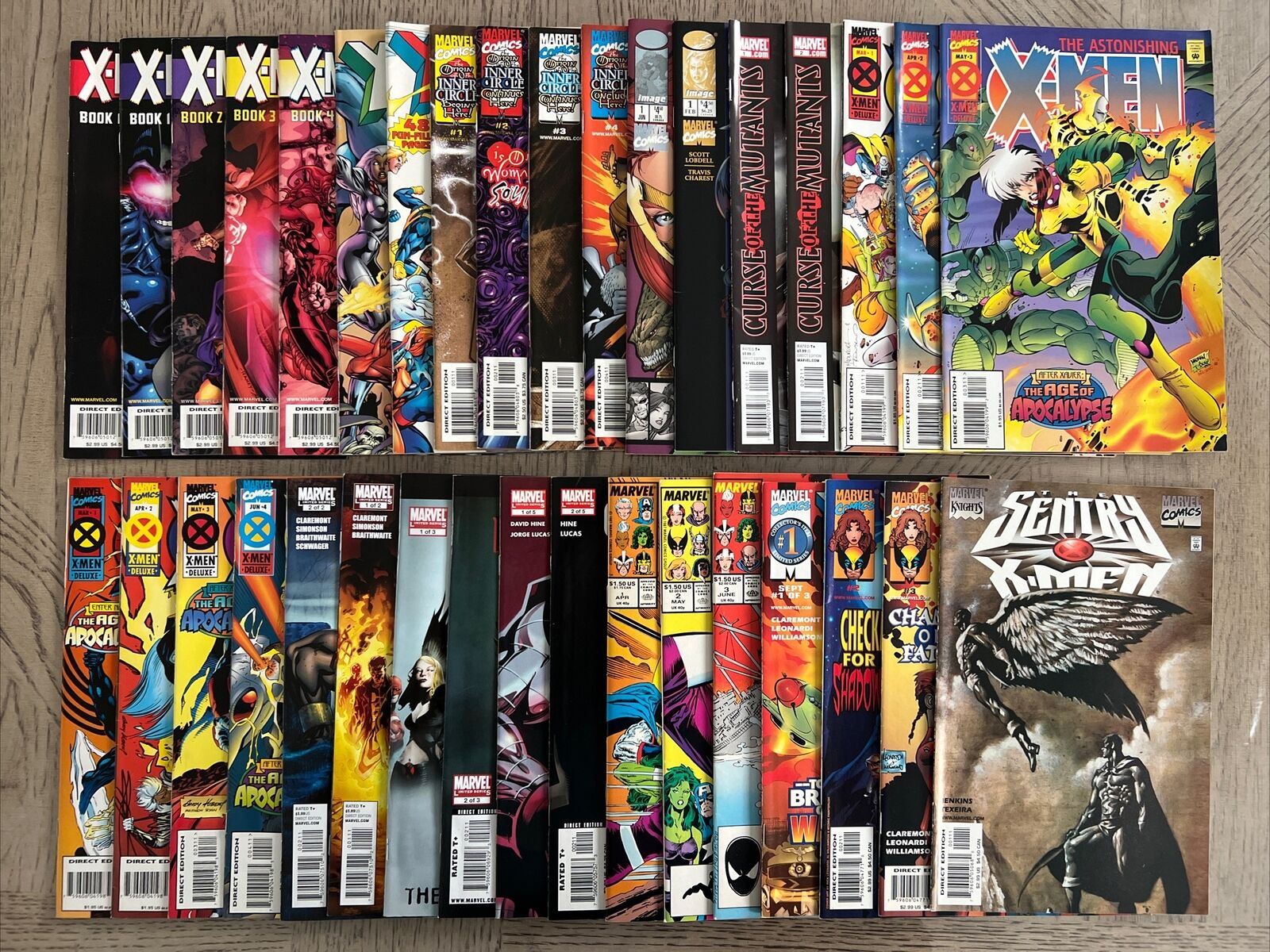 Mixed Lot Of 35 X-Men Mini Series Dark, The Amazing, The Hellfire Club And More