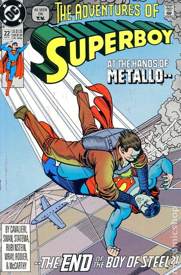 Superboy #22 FN 1992 Stock Image