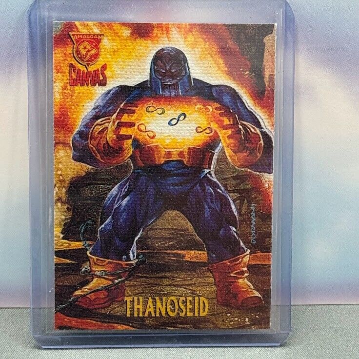 1996 Fleer Marvel/DC Amalgam Canvas Thanoseid #5 Insert Card