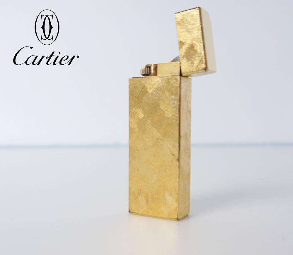 Cartier Oval Gaslighter Gold colored Spark Confirmed No Gas