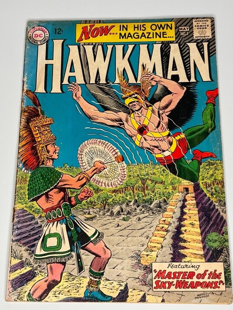 DC Hawkman #1 1964 Featuring Master of the Sky Weapons *Poor Condition*