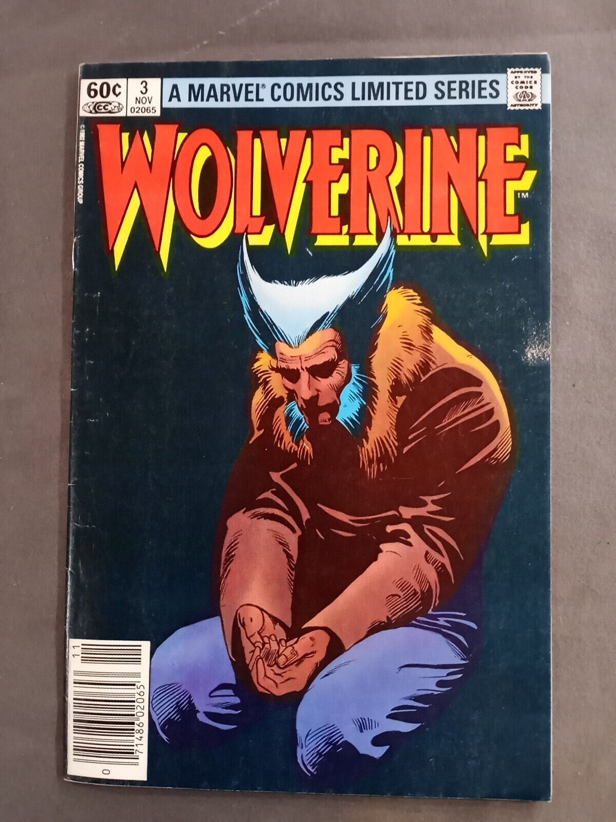 Wolverine #3 Limited Series 1982 Newsstand Frank Miller Lower Grade
