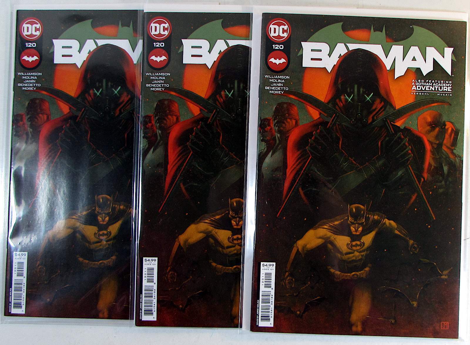 DC's Batman #120 Lot of 3 #120 x3 DC Comics (2022) NM 1st Print Comic Books