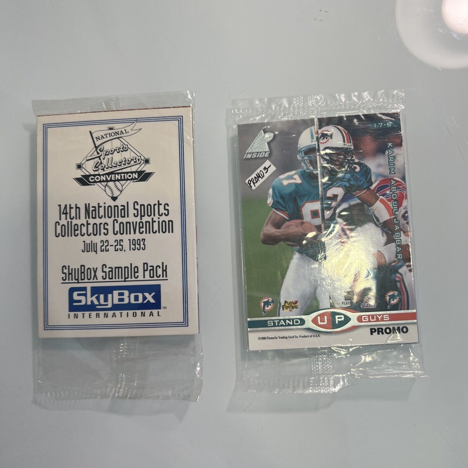 1993 14th National Sports Collectors Convention Skybox Sample Pack Jim Kelly