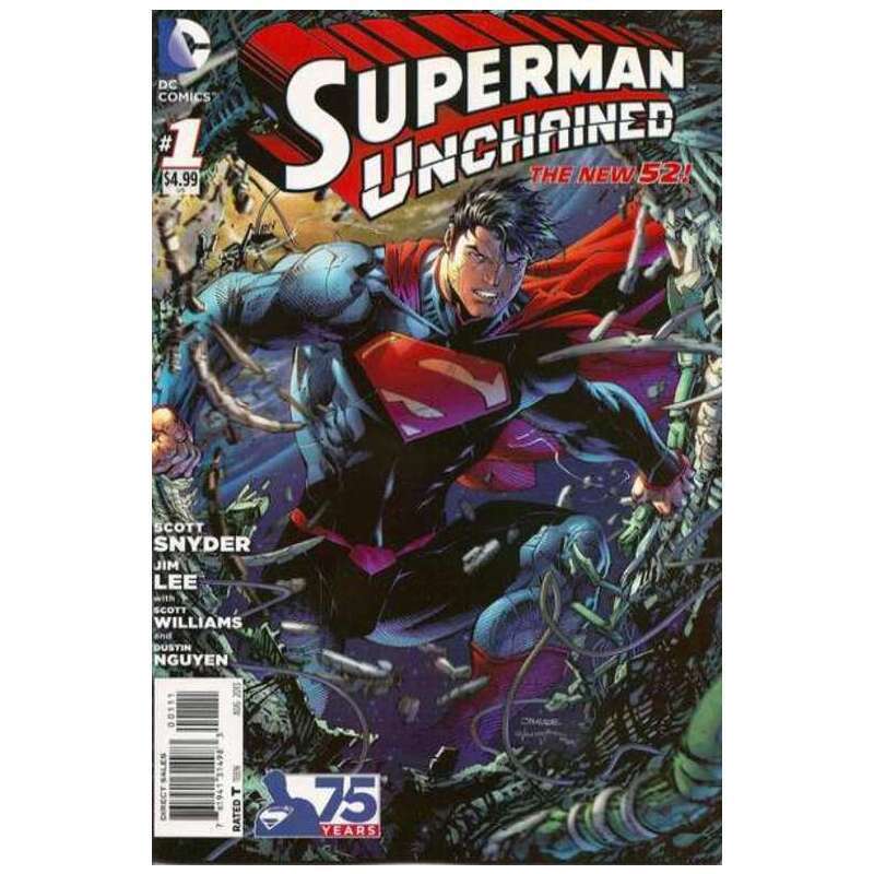 Superman Unchained #1 in Near Mint condition. DC comics [n;
