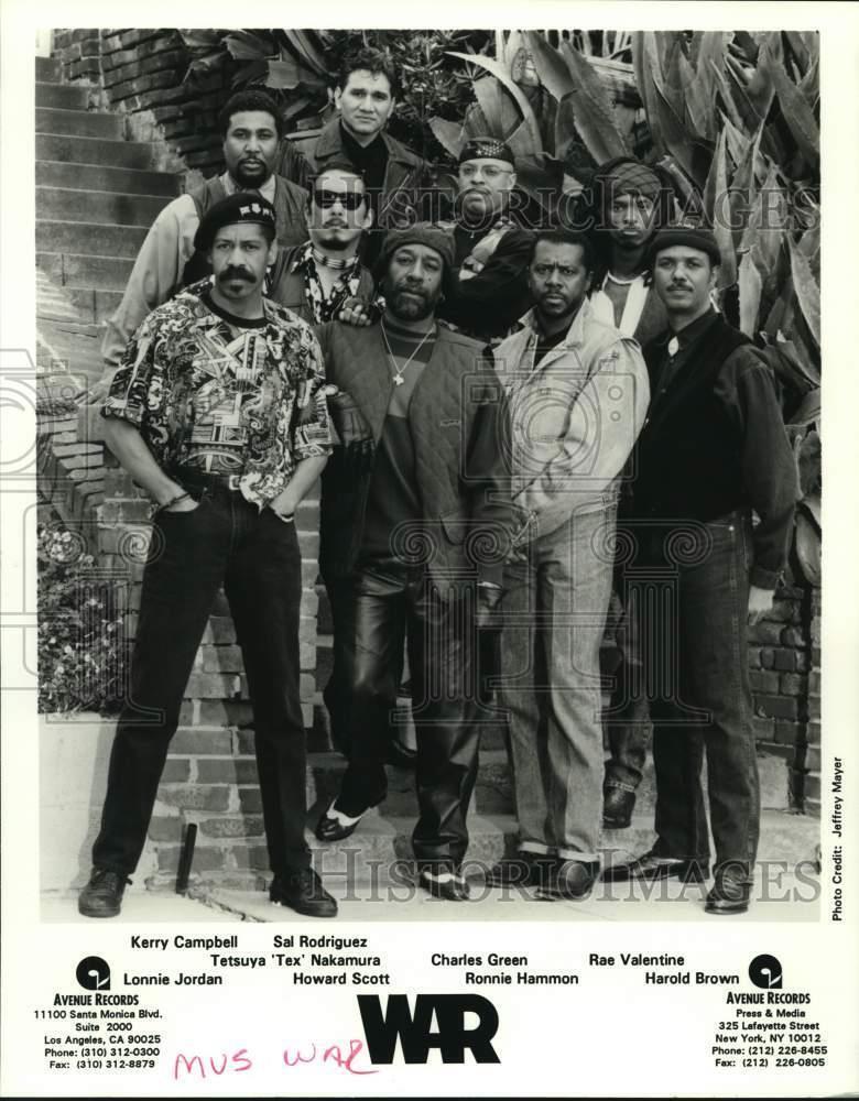 1994 Press Photo WAR Band Members - nop80996