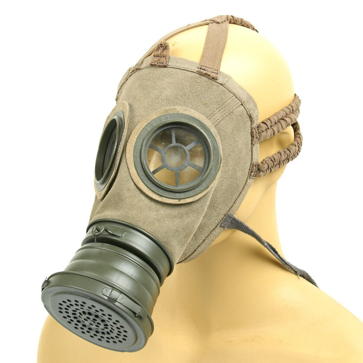 Imperial German WWI Leather Gas Mask - Reproduction