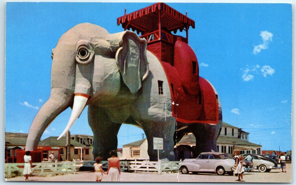 Postcard - Elephant Hotel, Atlantic City, New Jersey