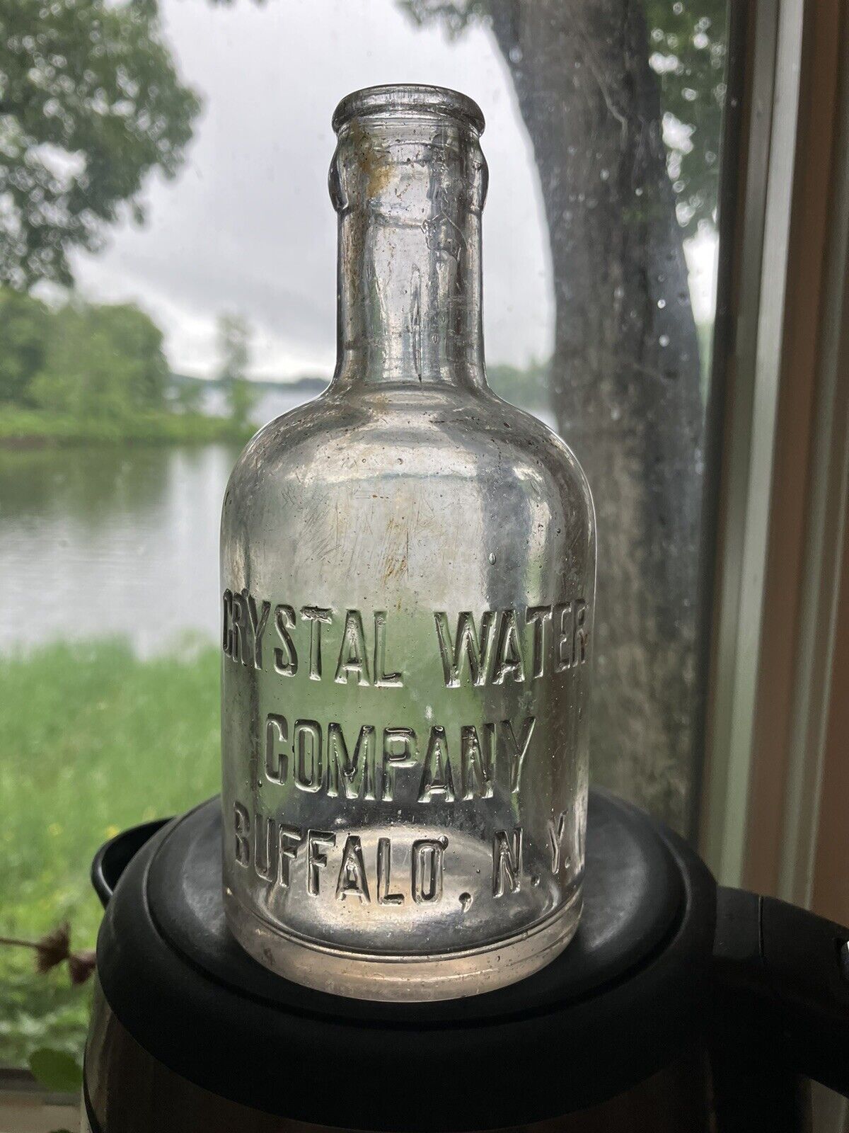 Crystal Water Company - Buffalo, N.Y. - New York - Vintage Soda Type Bottle