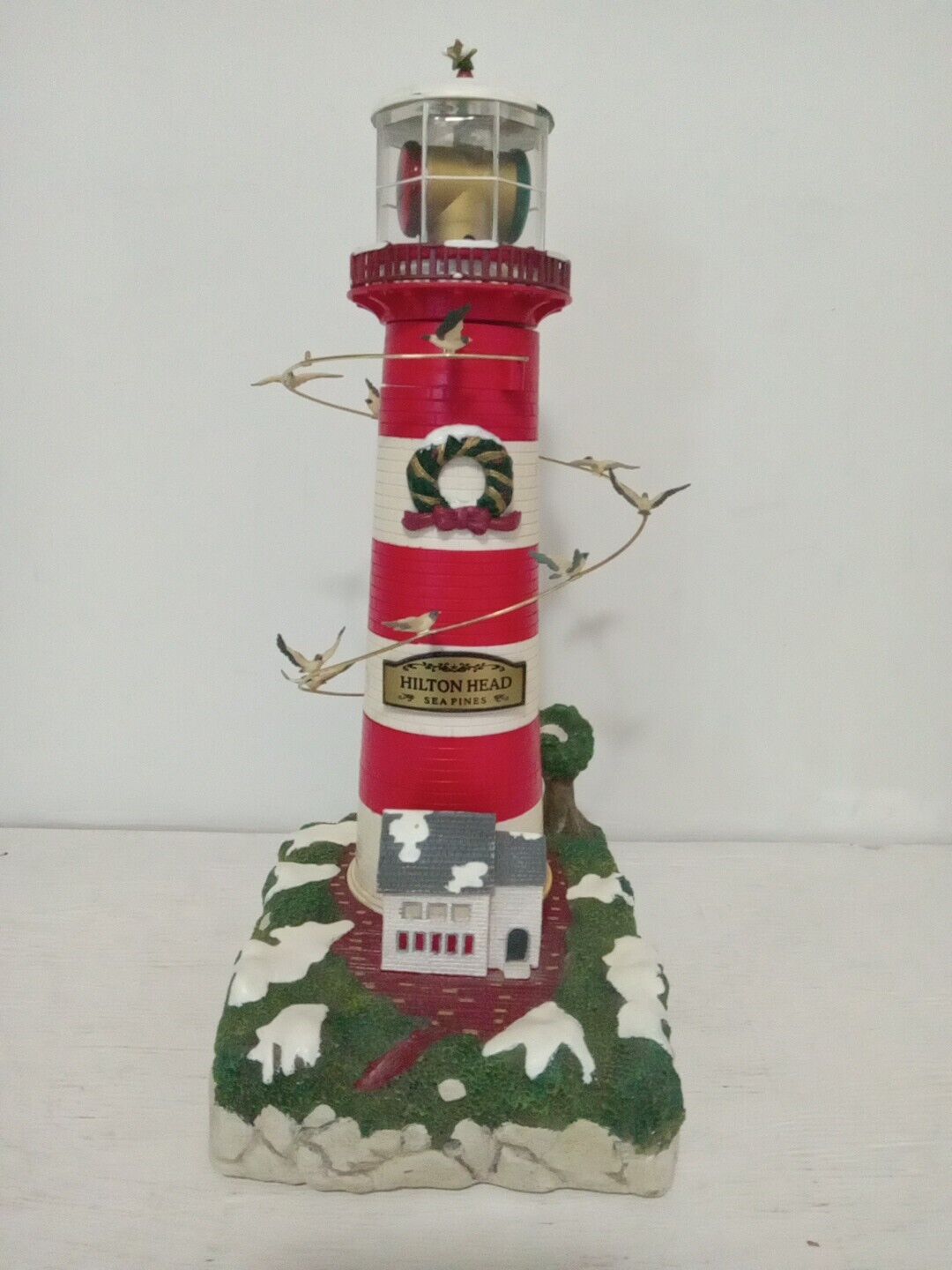 Mr. Christmas Holiday Lighthouse Sea Pines  Hilton Head Motion Light & Sound