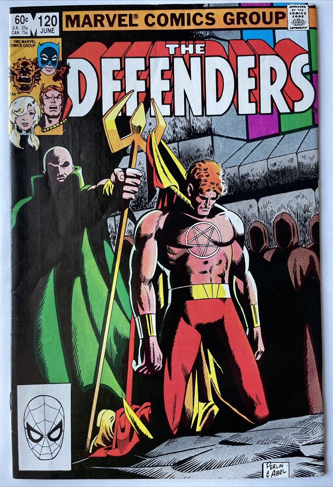 The Defenders #120 • Damian Hellstrom Son Of Satan Cover (Marvel 1983)