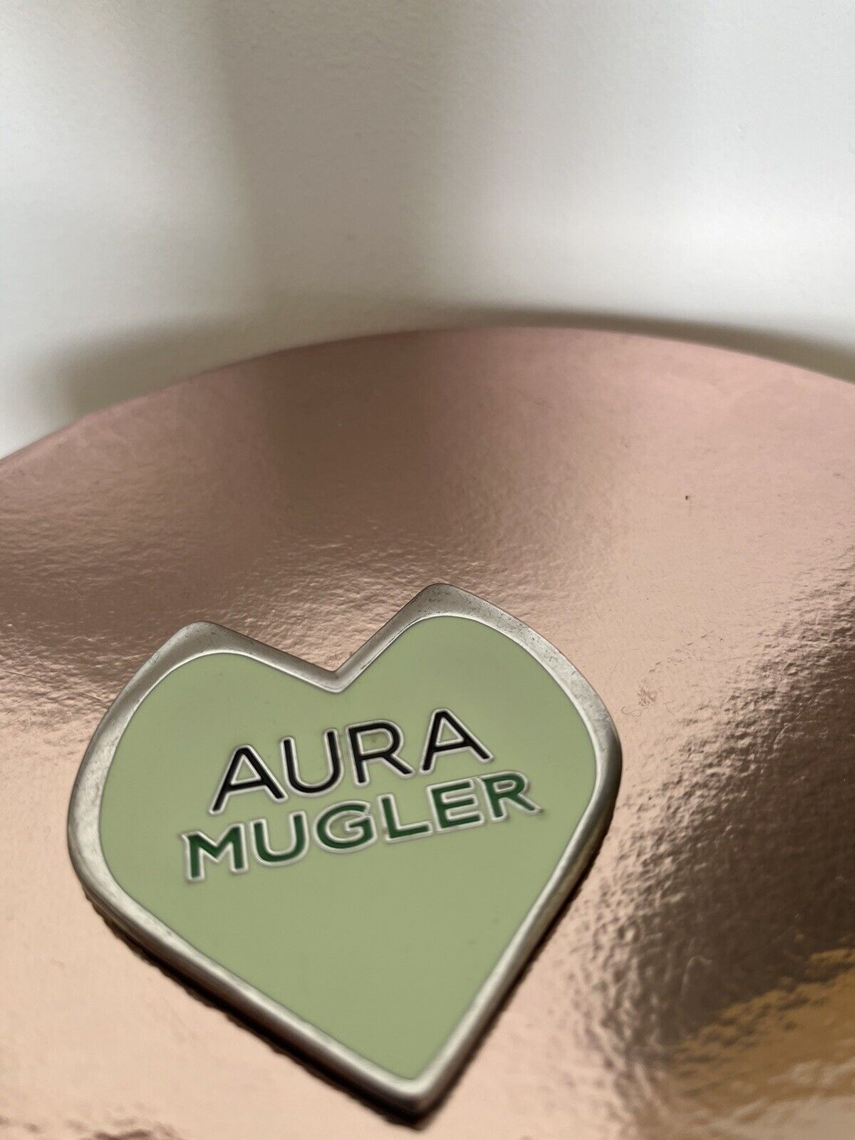 Mugler Aura magnetic badge
