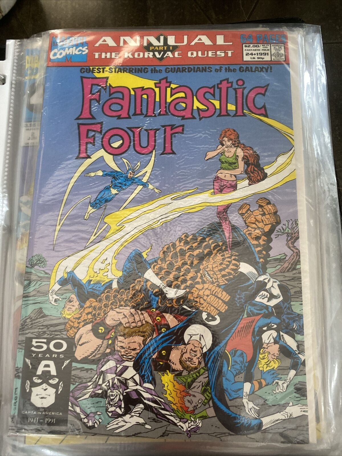 Fantastic Four Annual Vol.1 #24 - 1991 The Korvac Quest Part 1 Marvel Comic Book
