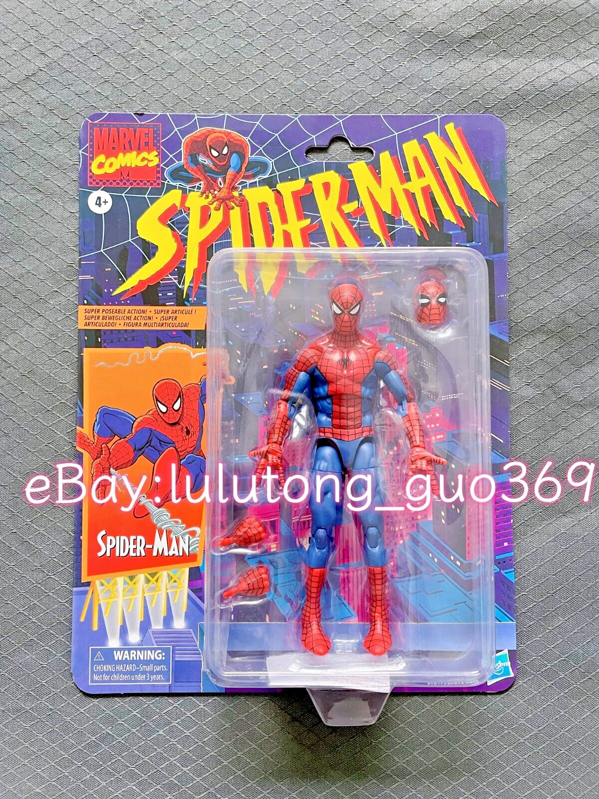 Spider-Man Marvel Legends Retro Series Classic Spiderman Action Figure 6-inch