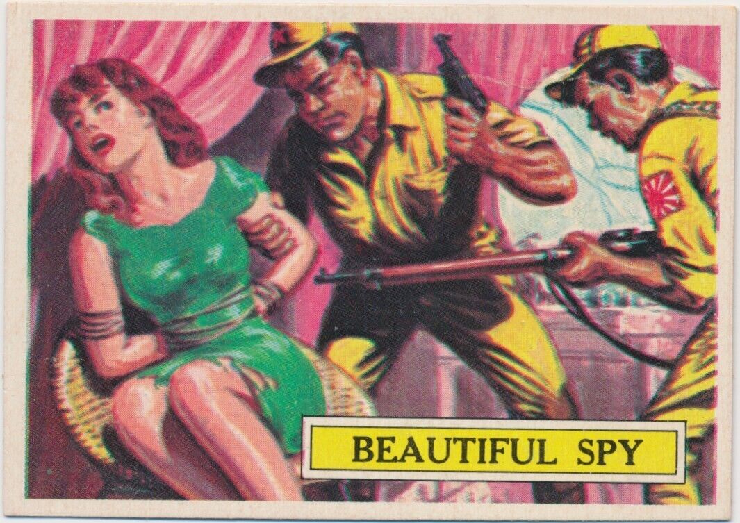1965 Topps Battle #53 Beautiful Spy