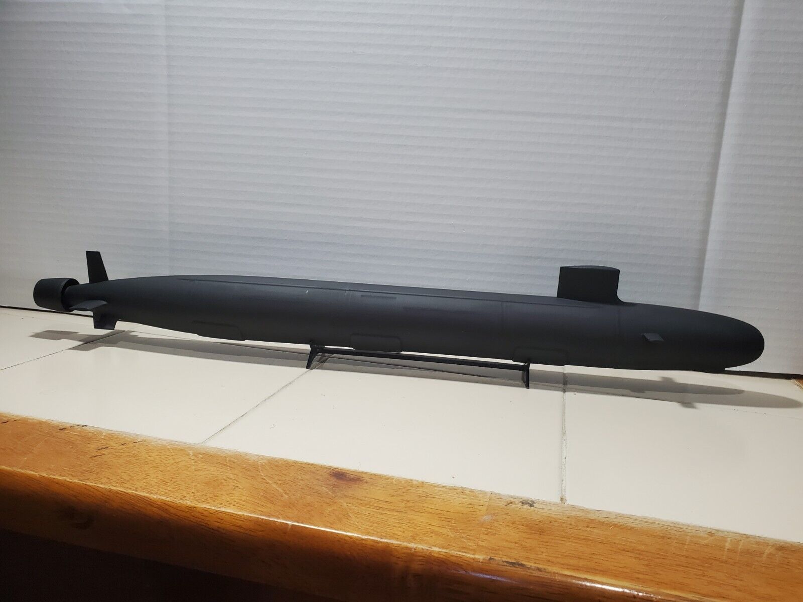 3D Printed Model Submarine US Navy Virginia Class Sub 24\