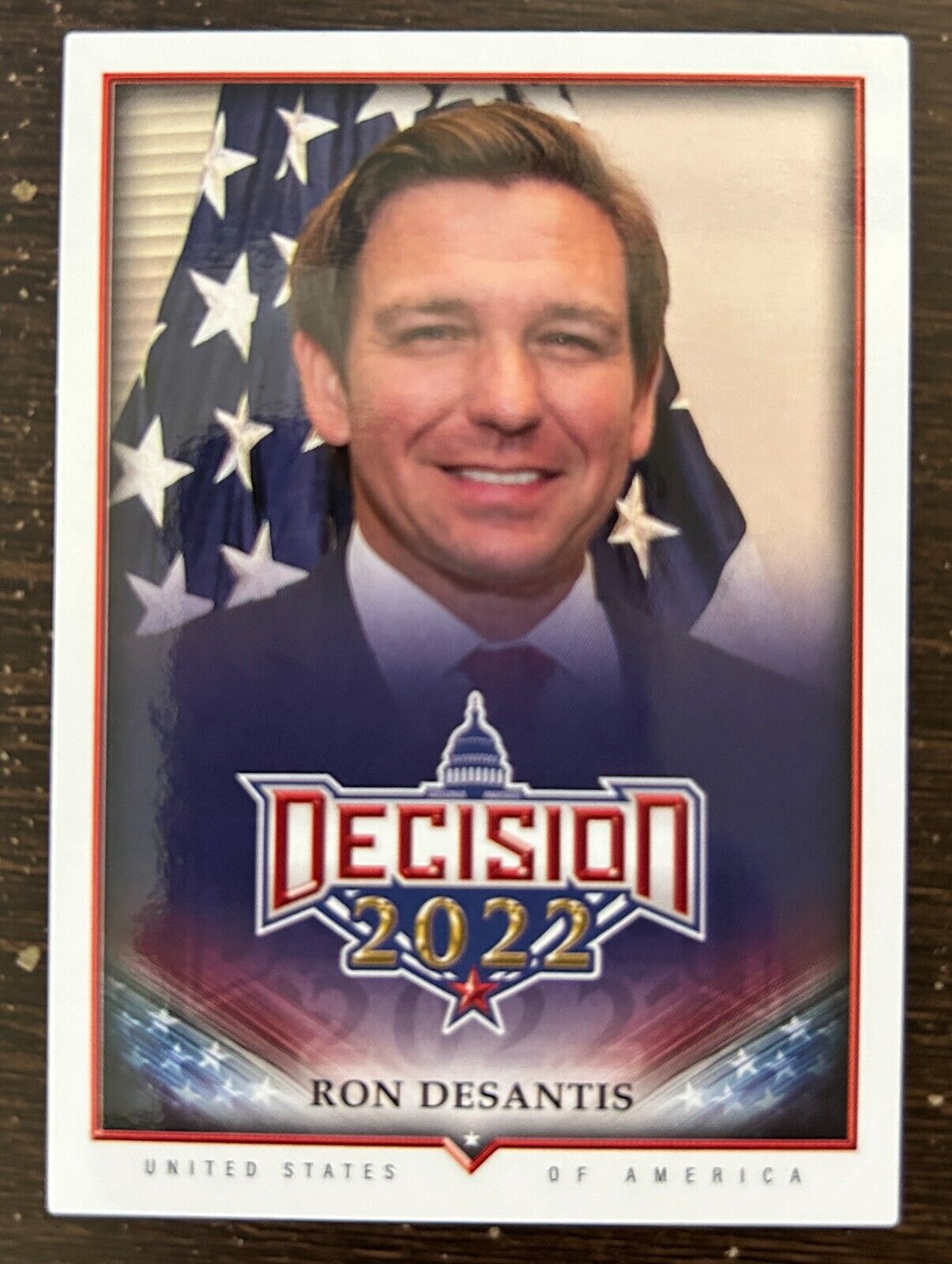 2024 2022 RON DESANTIS DECISION #4 BASE CARD Governor of Florida