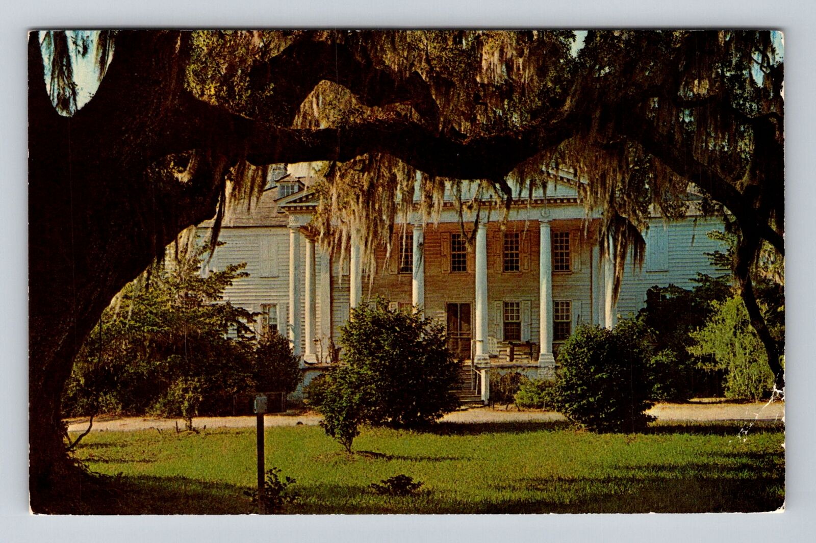 Georgetown SC-South Carolina, Hampton Plantation, Vintage c1977 Postcard