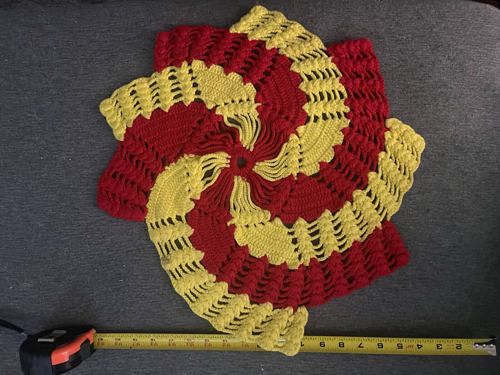 3 Pcs Doily Set  Hand Crochet
