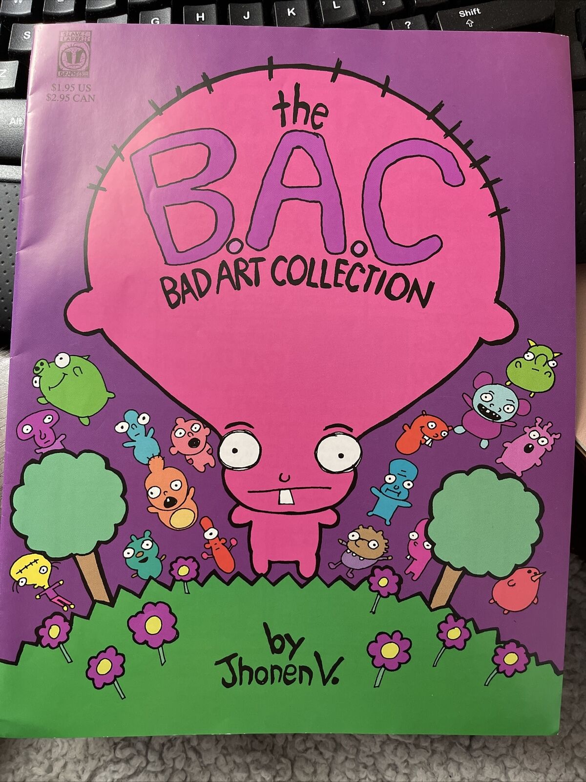B.A.C. Bad Art Collection 1996 Jhonen Vasquez SLG comic RARE New, Not Graded