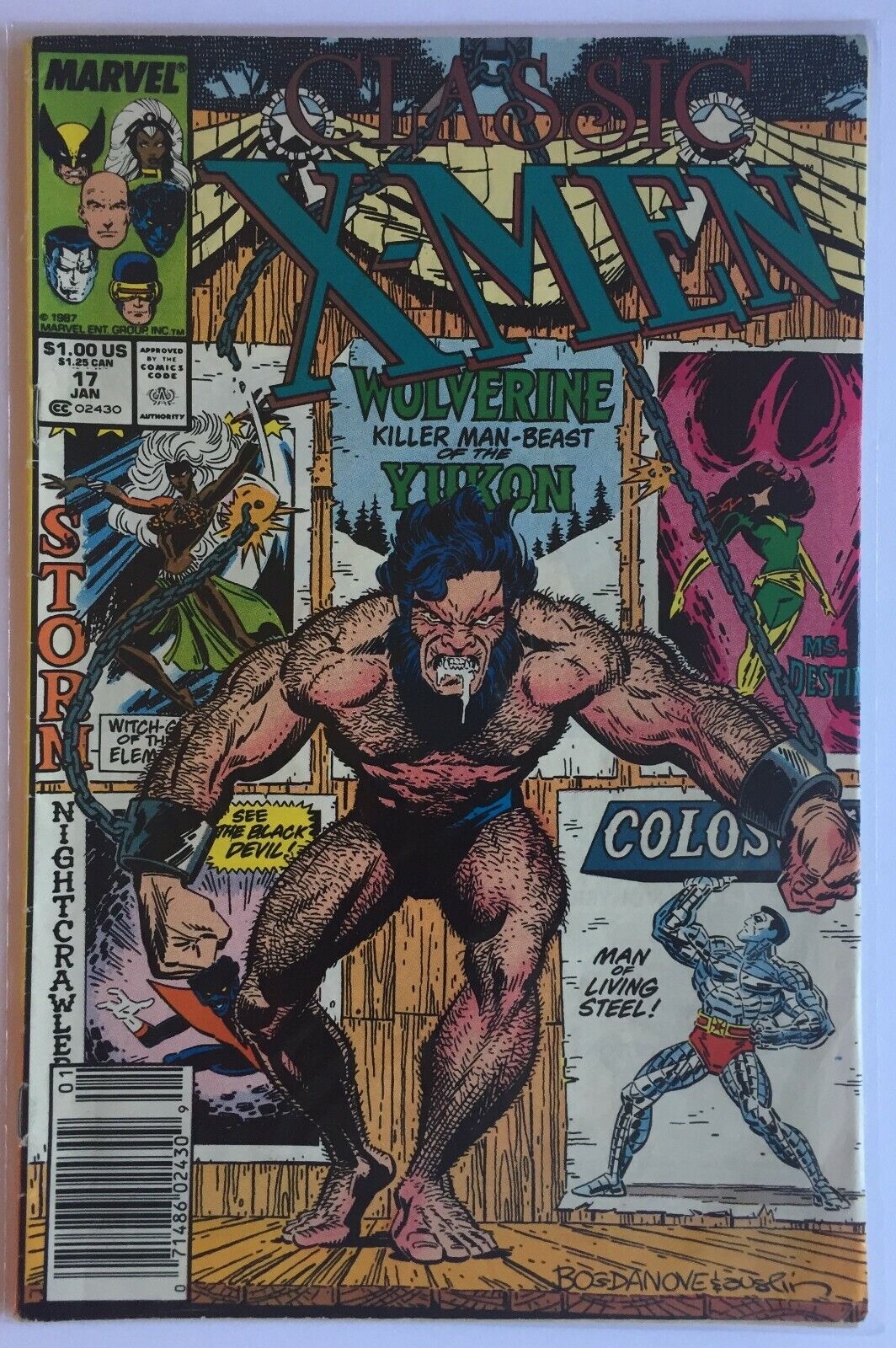 Classic X-Men #17 (Jan 1988, Marvel)