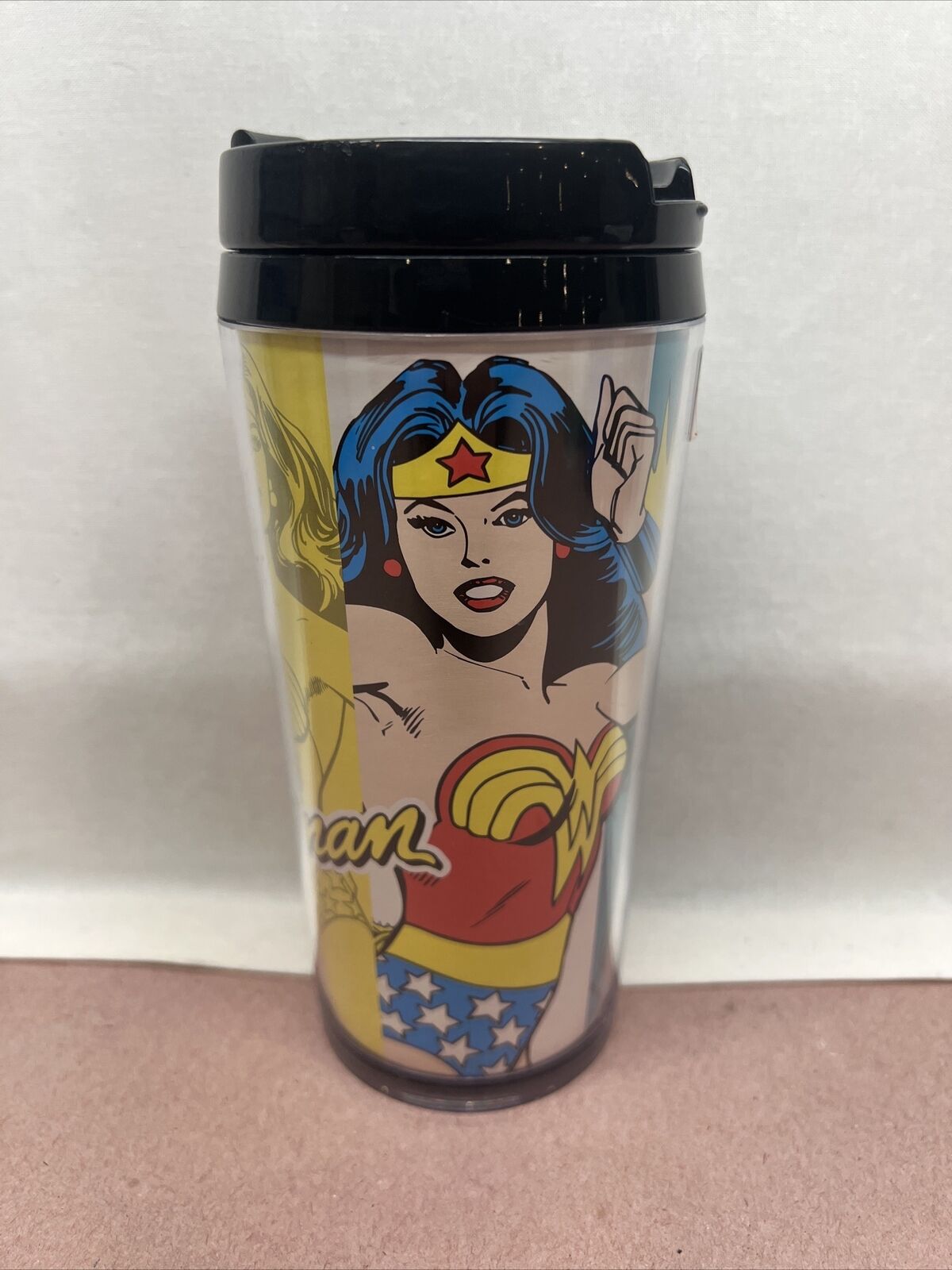 Zak Design Wonder Woman DC Comics Plastic Tumbler Travel Mug