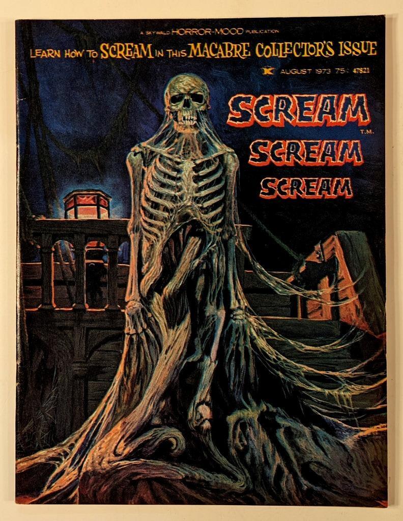 Scream #1 (August 1973) Skywald Horror Magazine CLEAN 8.0 VF