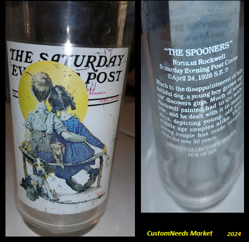 Arby\'s The Saturday Evening Post Collectable Glass \