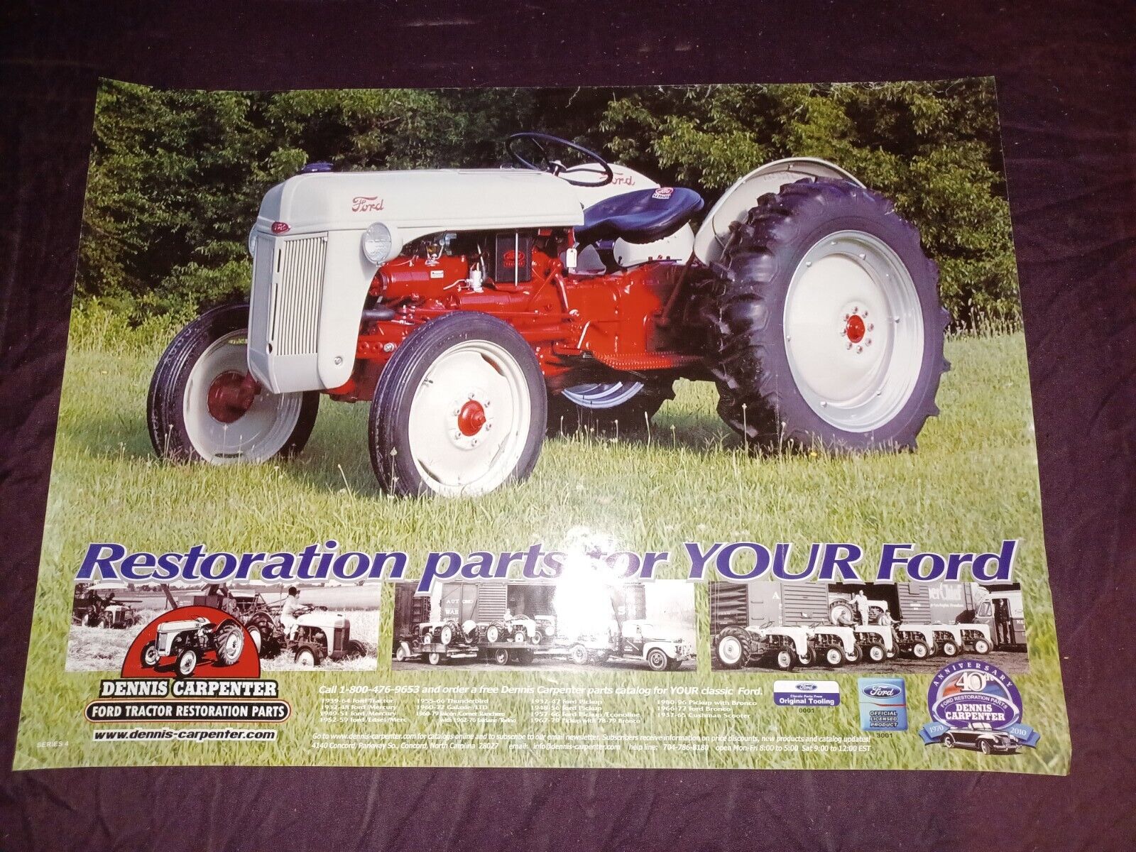Dennis Carpenter- Ford Restoration Parts Ford Tractor Promo Poster